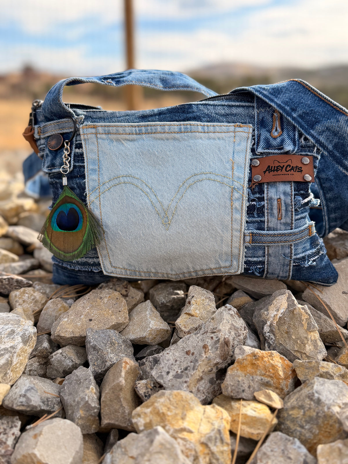 Denim Waistband Purse
