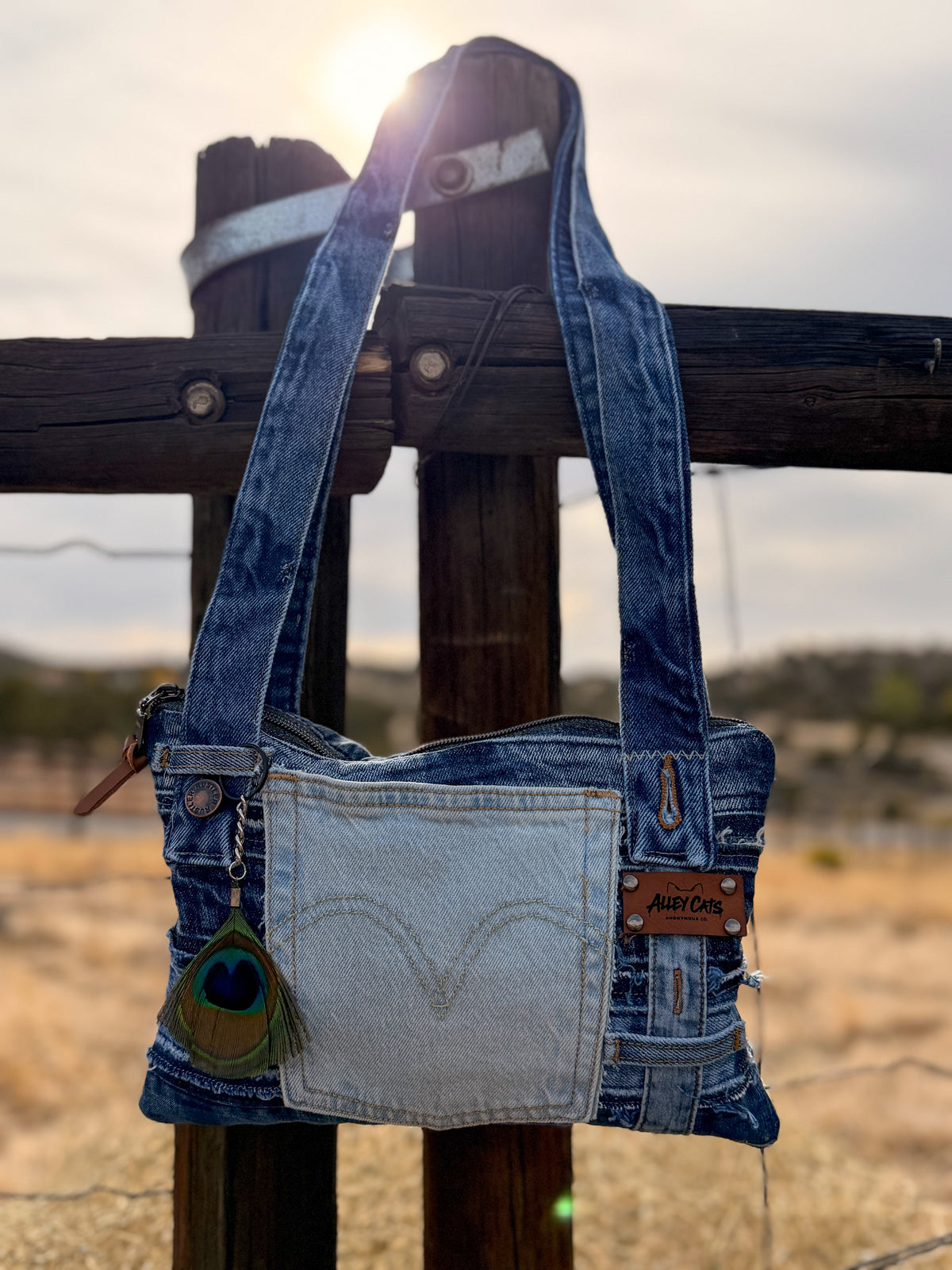 Denim Waistband Purse