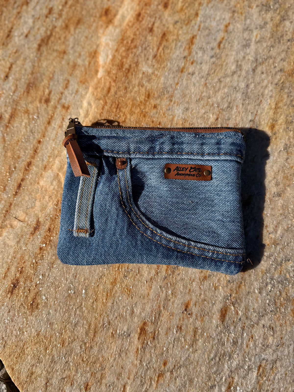 Small Denim Wallets