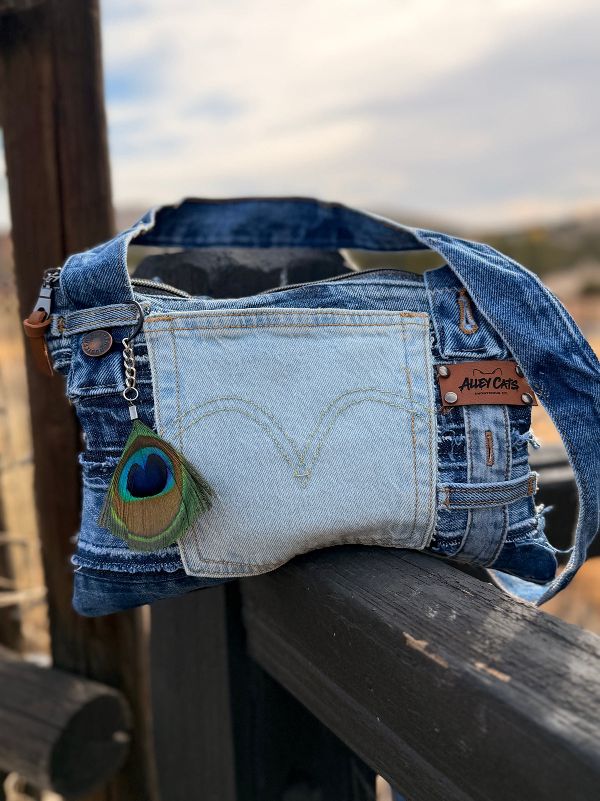 Denim Waistband Purse