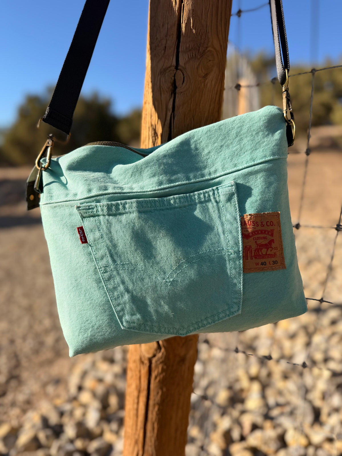 Rainbow Teal Bag