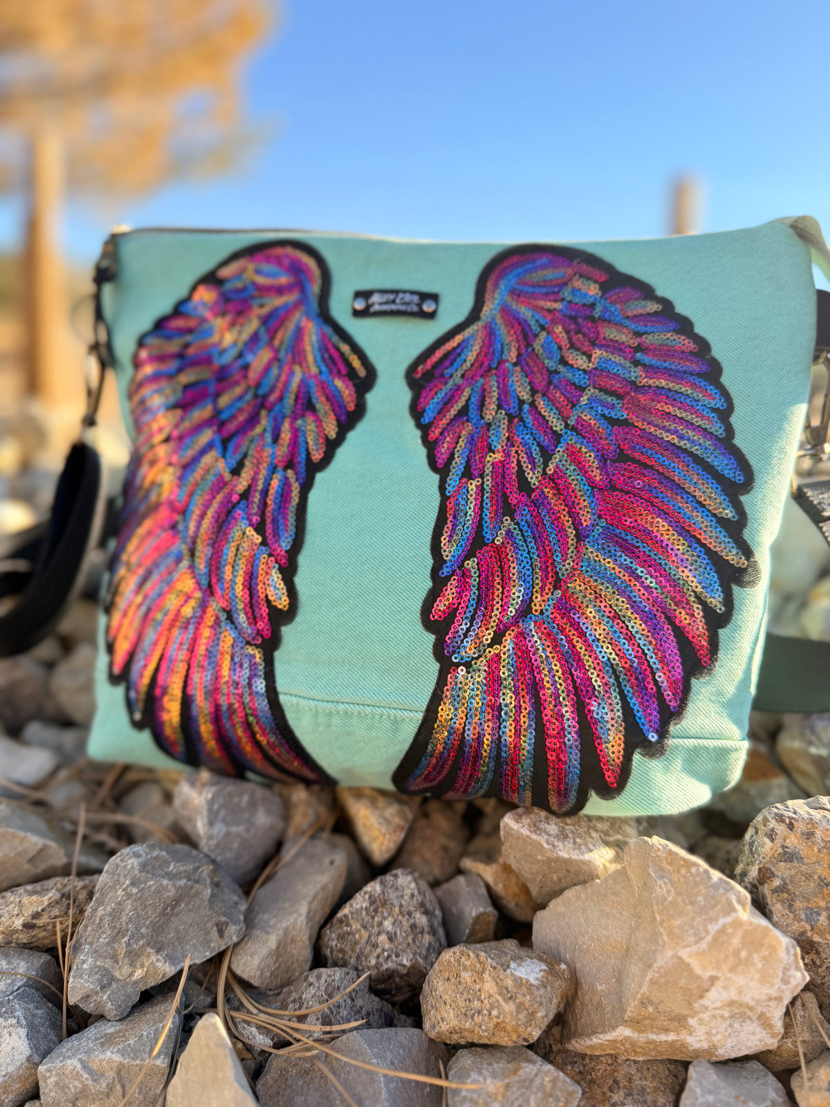 Rainbow Teal Bag