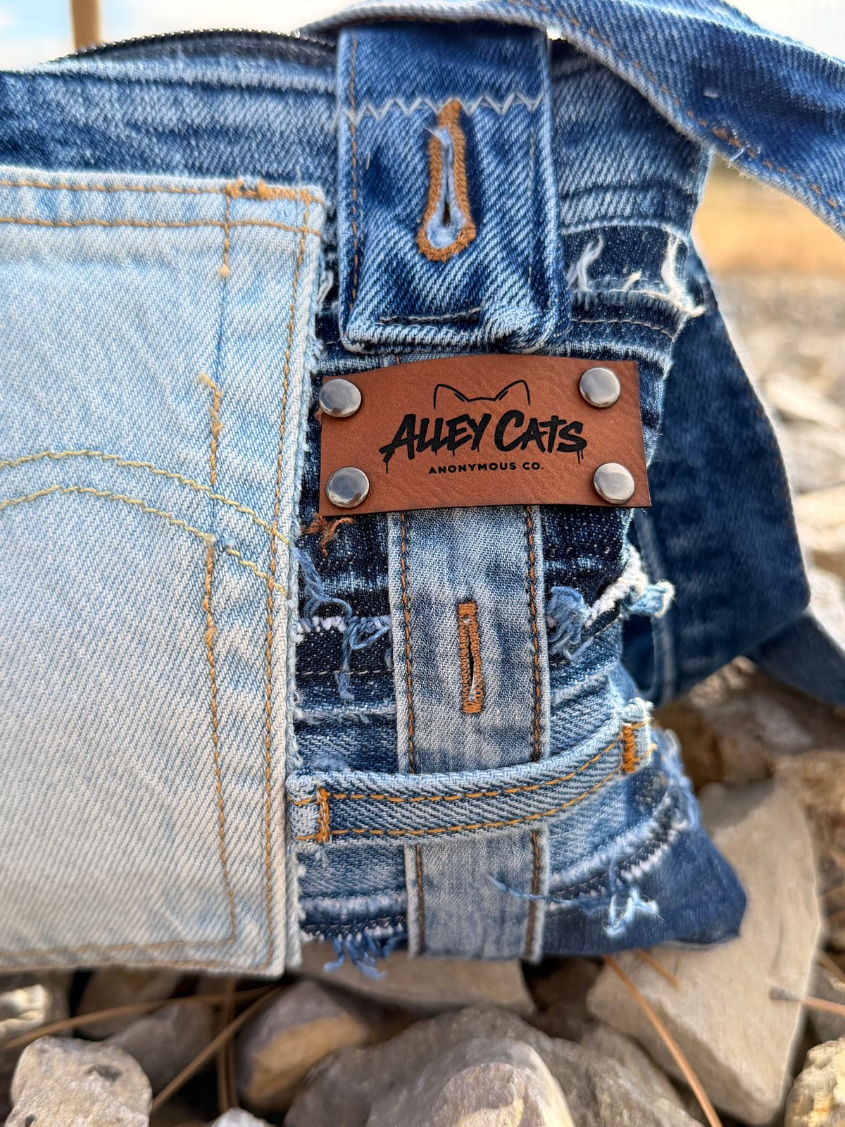 Denim Waistband Purse
