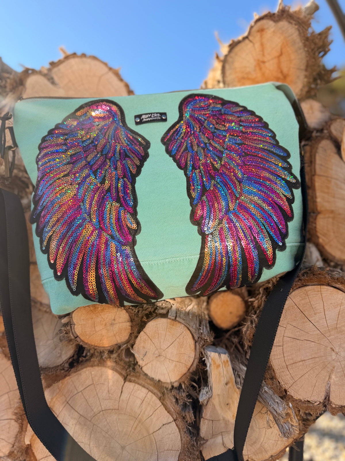 Rainbow Teal Bag