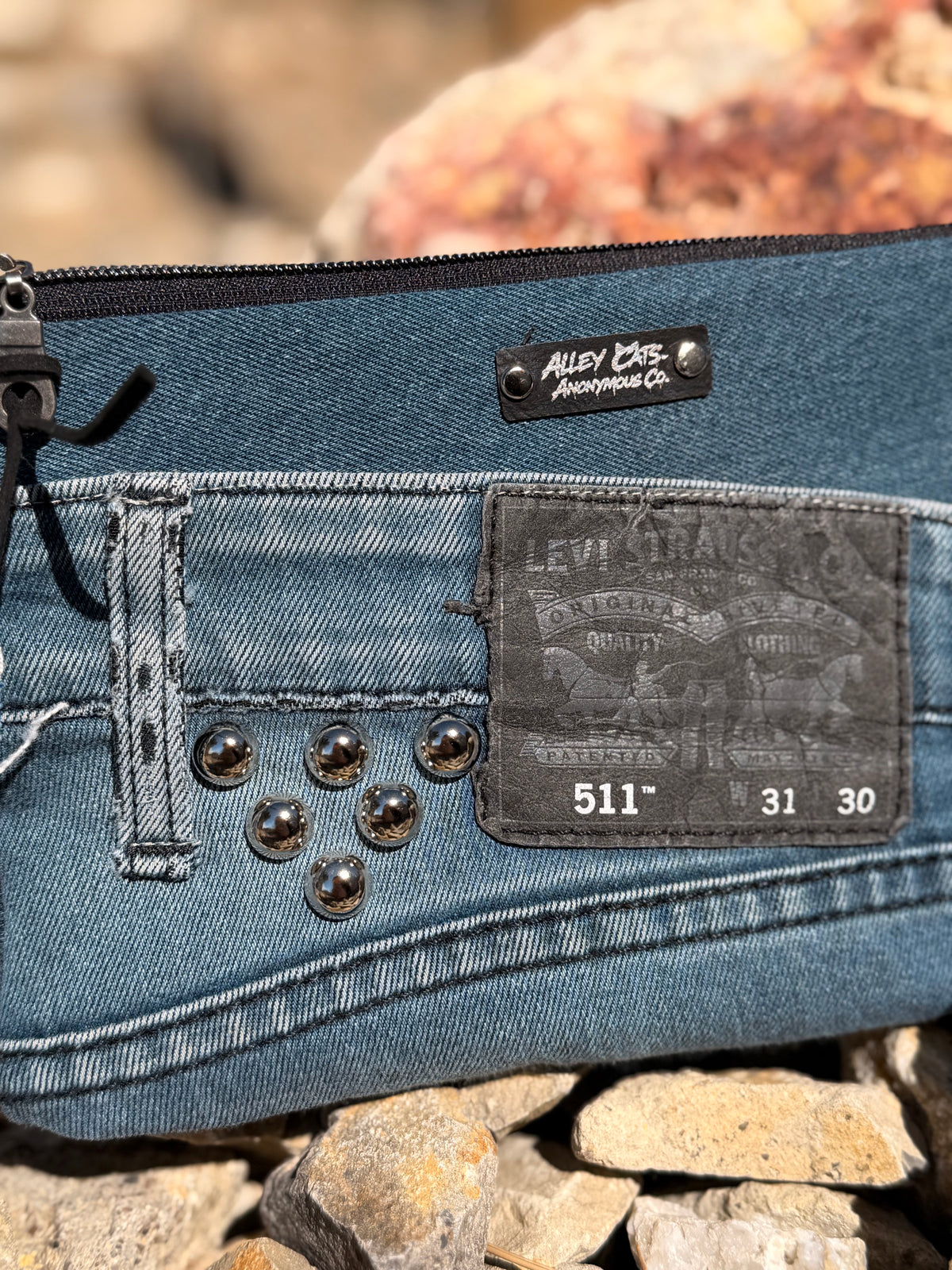 Levi’s Denim Wristlet w/ Studs
