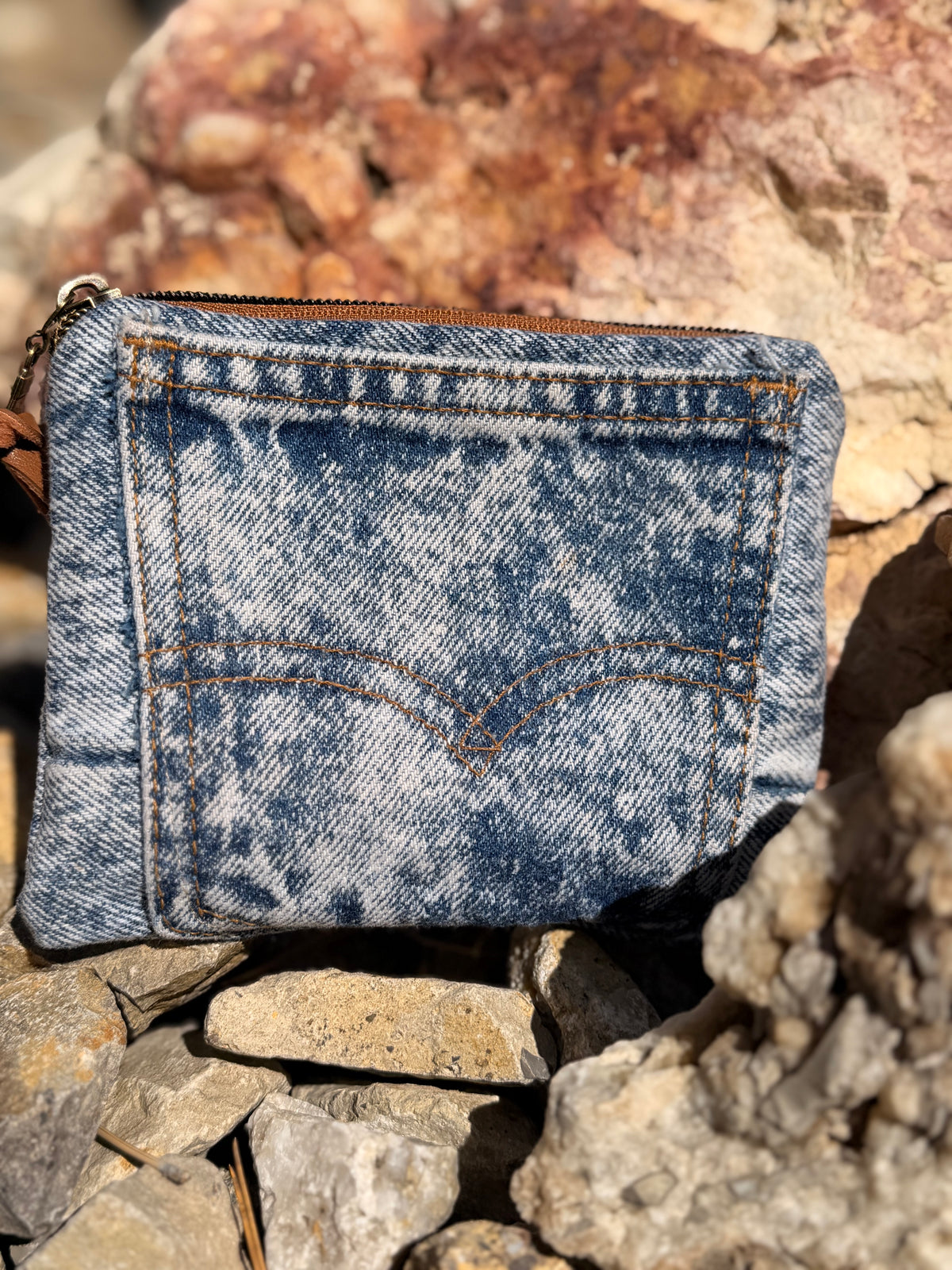 Small Rescued Denim Wallets