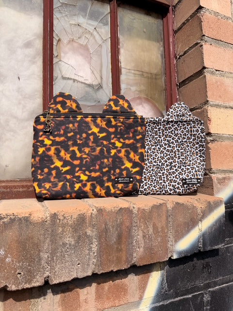 Cheetah Zipper Bag