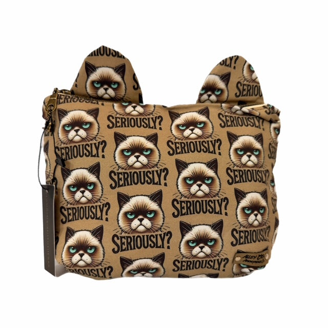 Grumpy Cat Zipper Bag