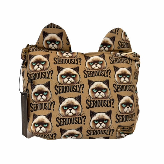 Grumpy Cat Zipper Bag