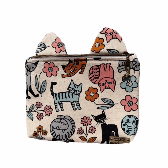 Spring Cats Zipper Bag
