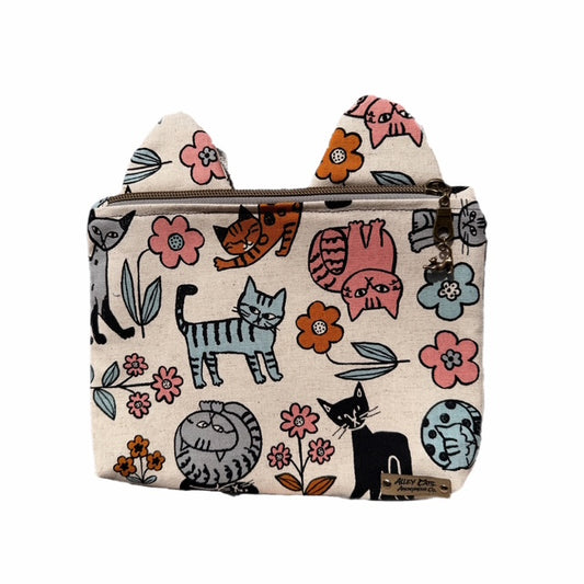 Spring Cats Zipper Bag