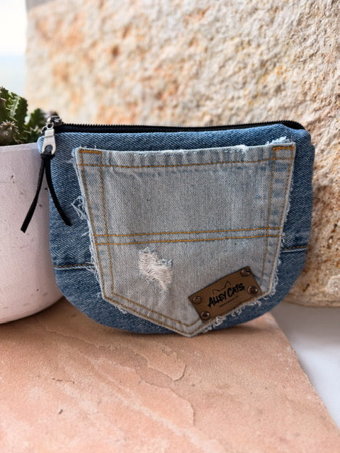Rescued Denim Belt Bag (multiple designs)