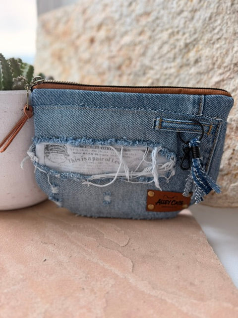 Rescued Denim Belt Bag (multiple designs)