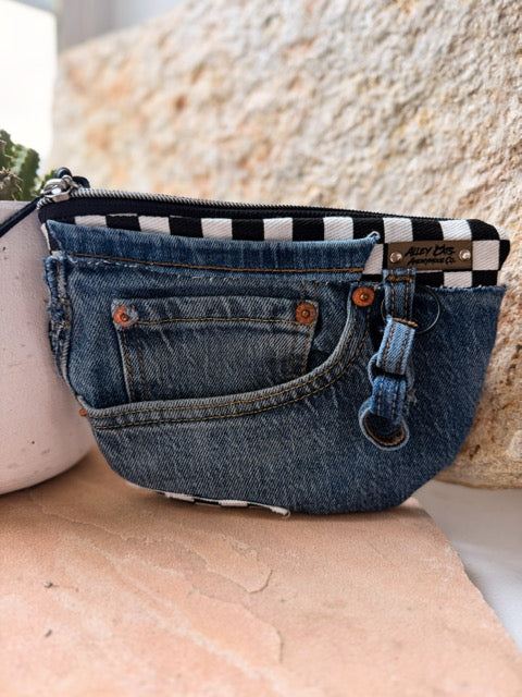 Rescued Denim Belt Bag (multiple designs)