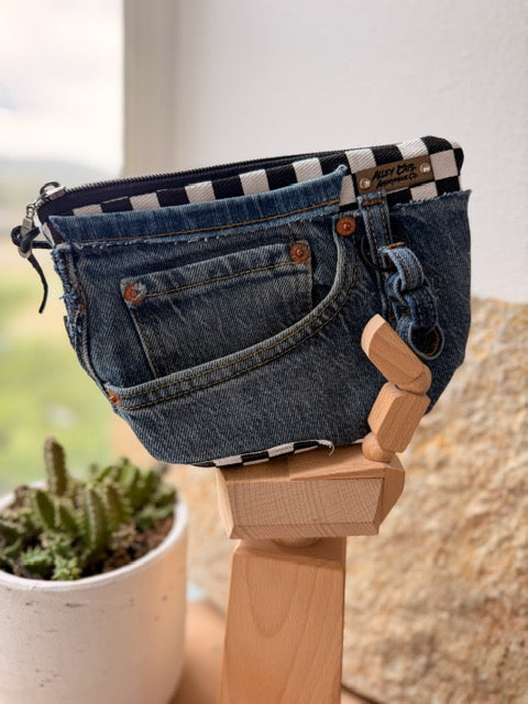 Rescued Denim Belt Bag (multiple designs)