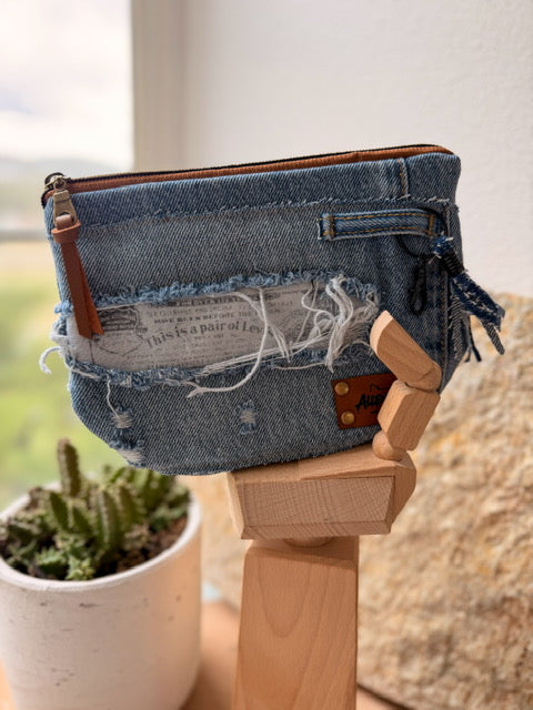 Rescued Denim Belt Bag (multiple designs)