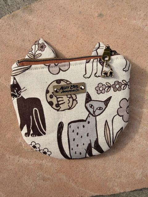 Half Moon Zipper Pouch (multiple designs)