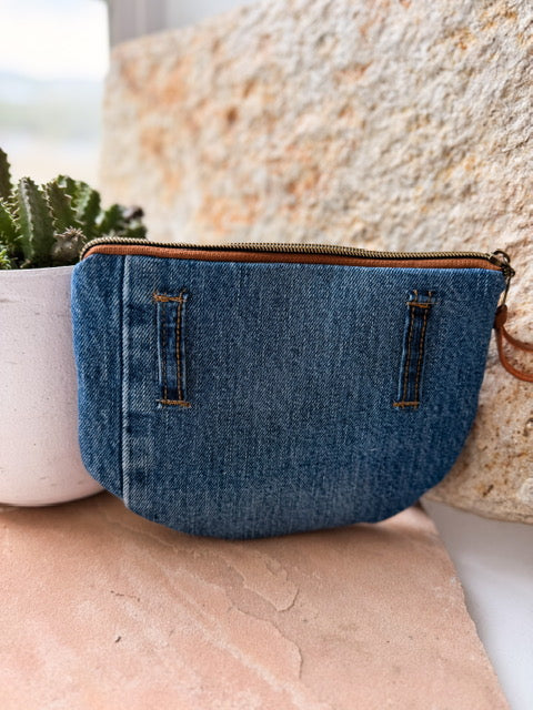 Rescued Denim Belt Bag (multiple designs)