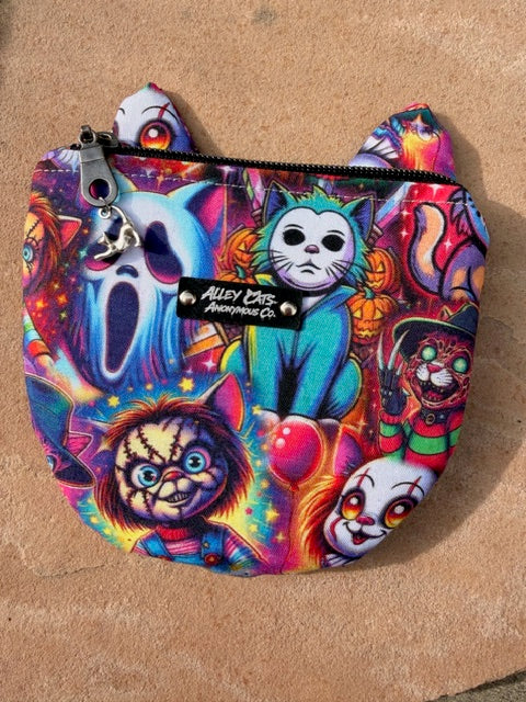 Half Moon Zipper Pouch (multiple designs)