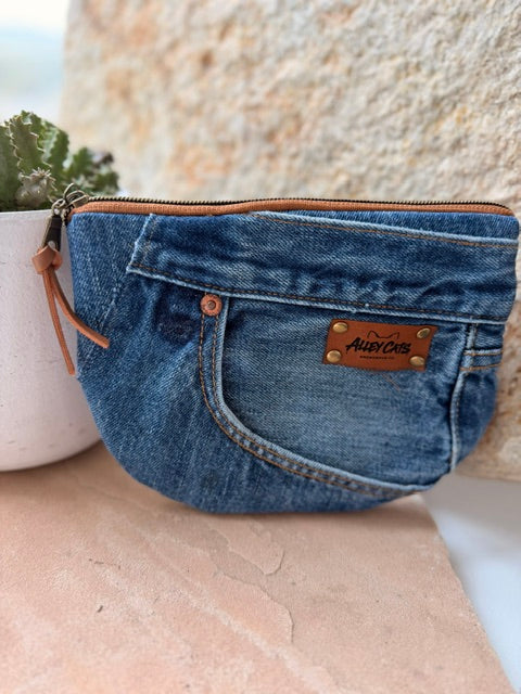 Rescued Denim Belt Bag (multiple designs)