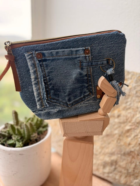 Rescued Denim Belt Bag (multiple designs)