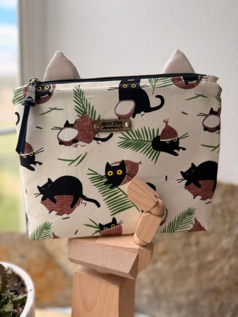 Coconut Cats Zipper Bag