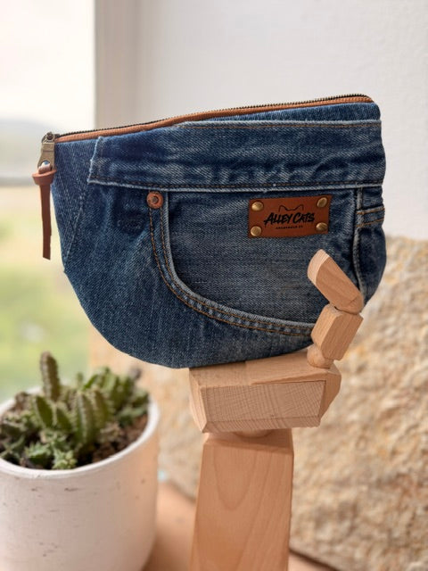 Rescued Denim Belt Bag (multiple designs)