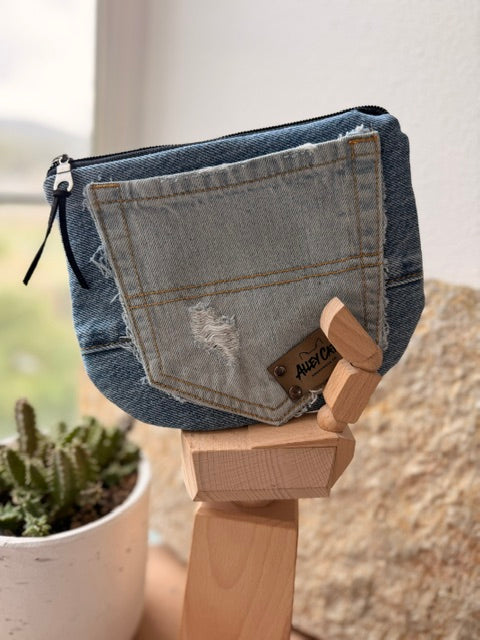 Rescued Denim Belt Bag (multiple designs)