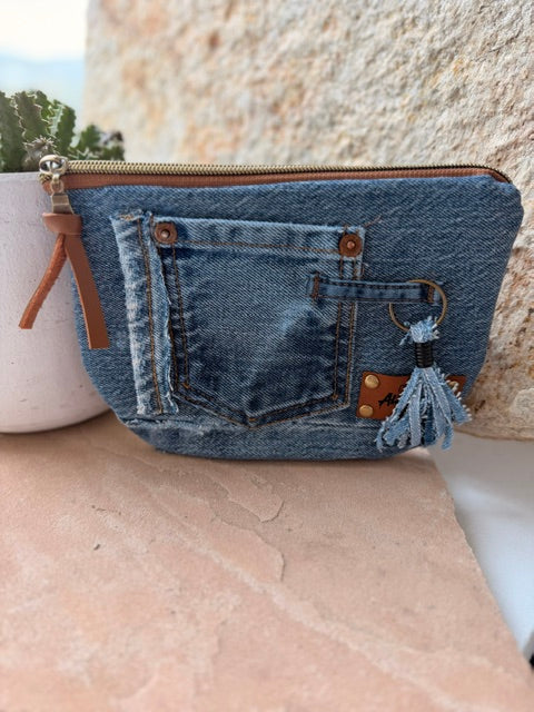Rescued Denim Belt Bag (multiple designs)